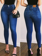 Calça Jeans Carmelita Cintura Alta Levanta Bumbum Skinny com Lycra